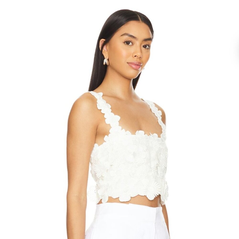 NWOT Tularosa Kimmy Top Ivory Sz S - Picture 2 of 5